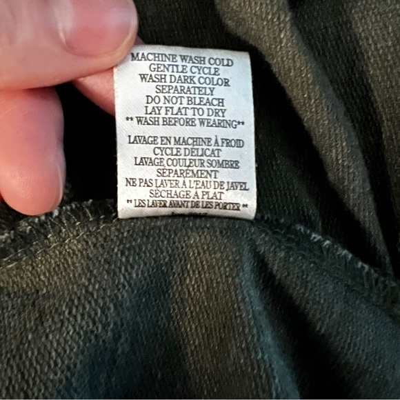 NWT Z Supply Army Green Hoodie, Size Extra Small - Picture 7 of 7